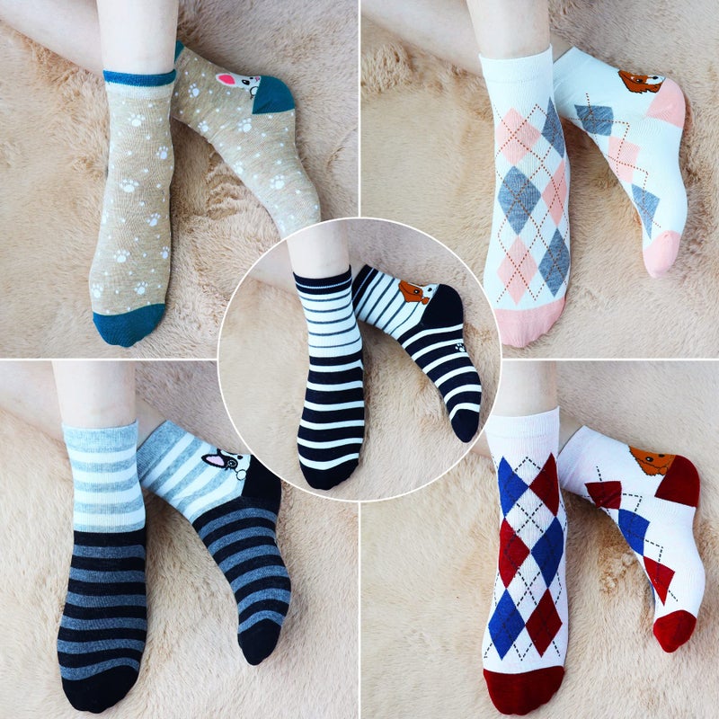 Jeasona Women's Cute Funny Socks Dog Mom Lovers Gifts for Women - Image 4